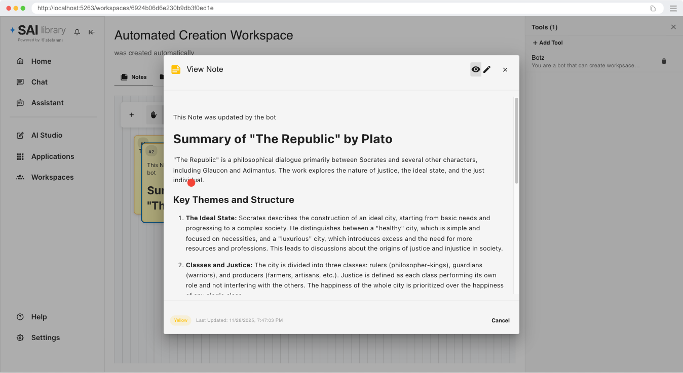 Updated Note on Main Page