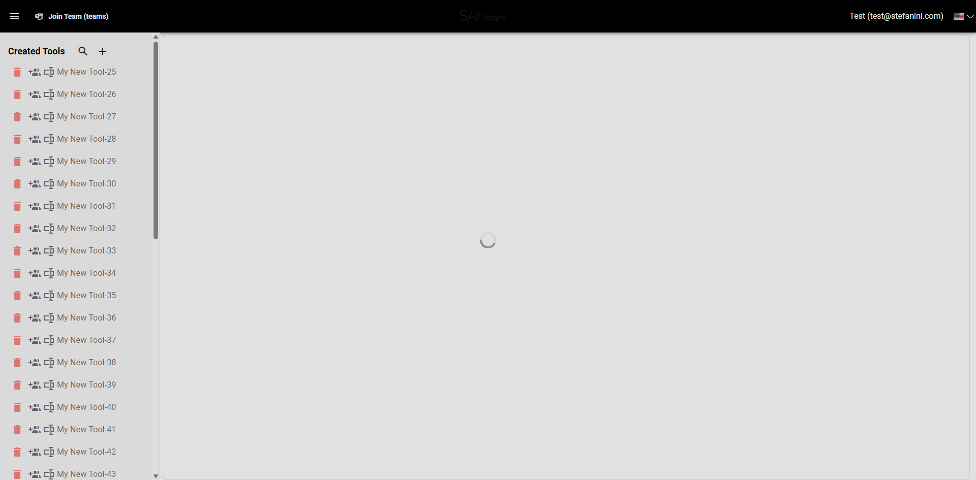 Access the New Tool Option