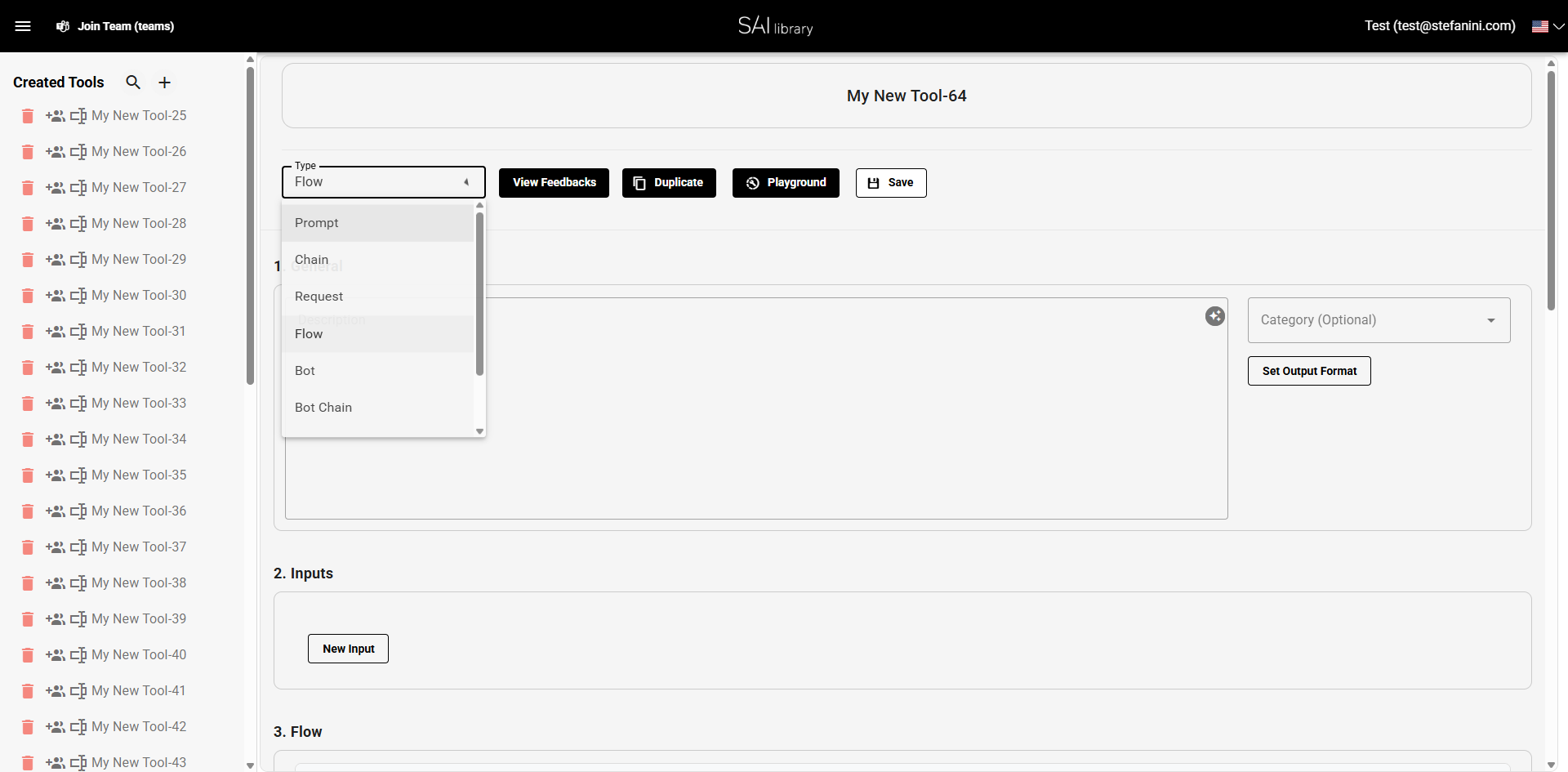 Flow | Sai Library Documentation