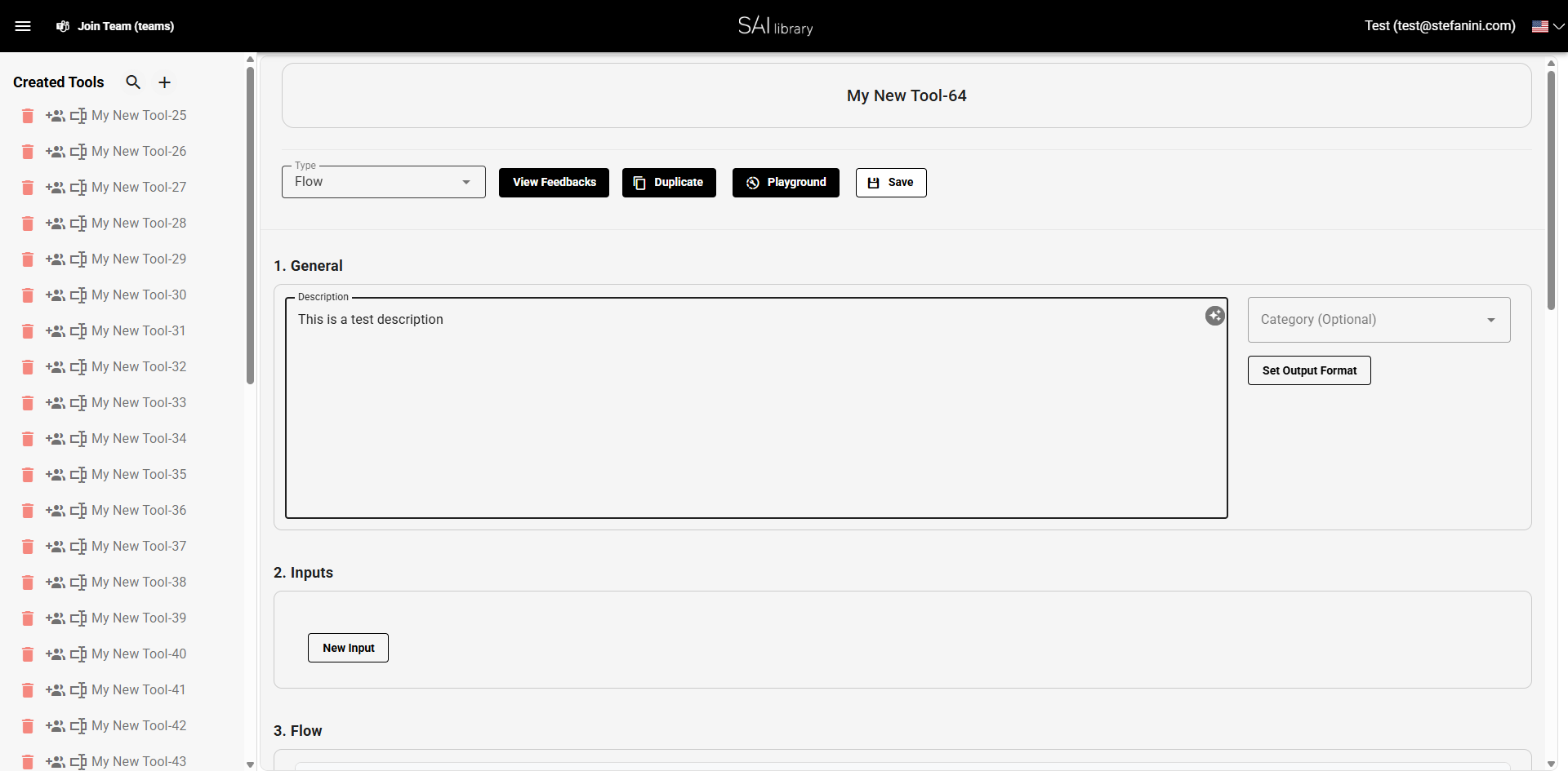 Flow | Sai Library Documentation
