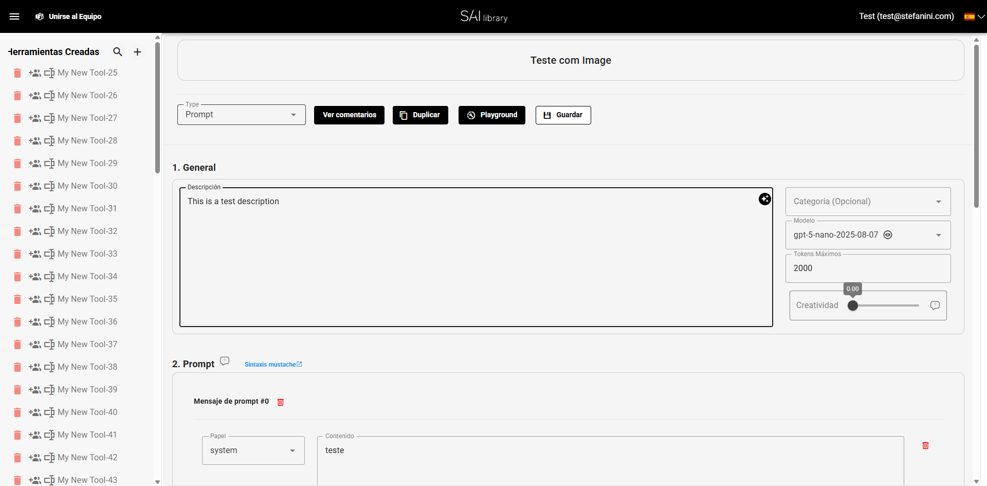 Revisar Sección General