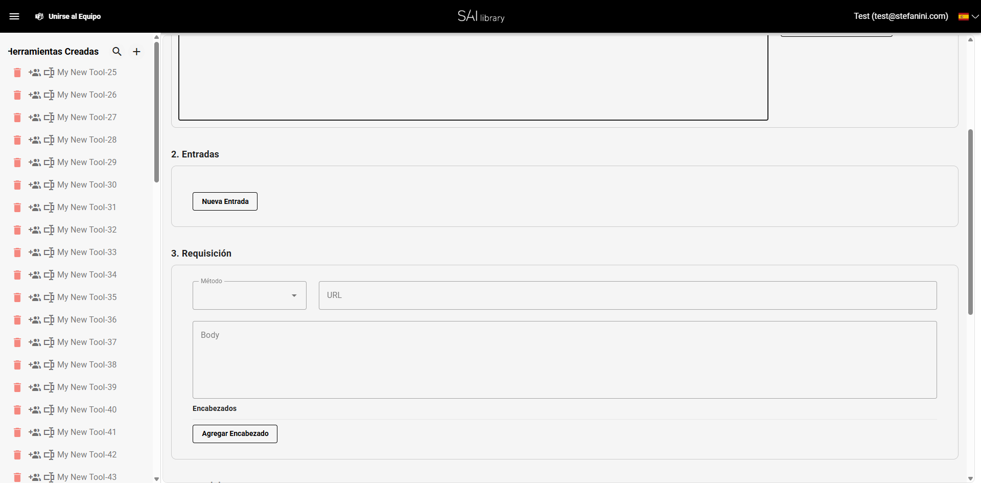 Configurar Sección Entradas