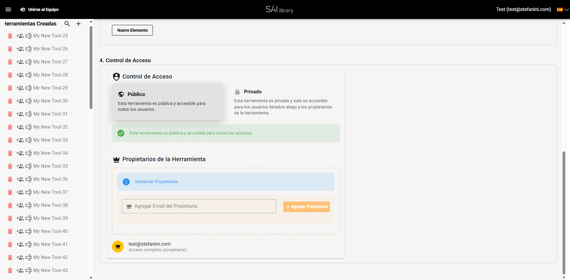 Configuración de Control de Acceso