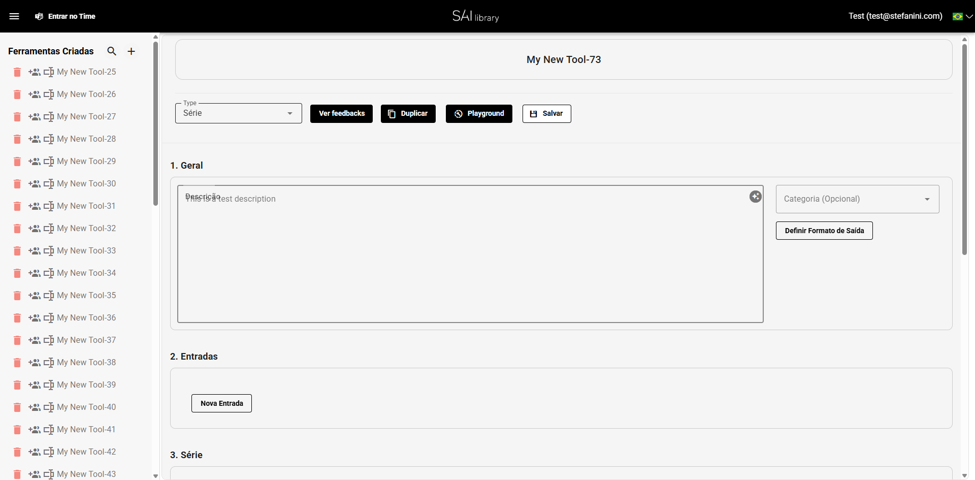 Digite a descrição da ferramenta