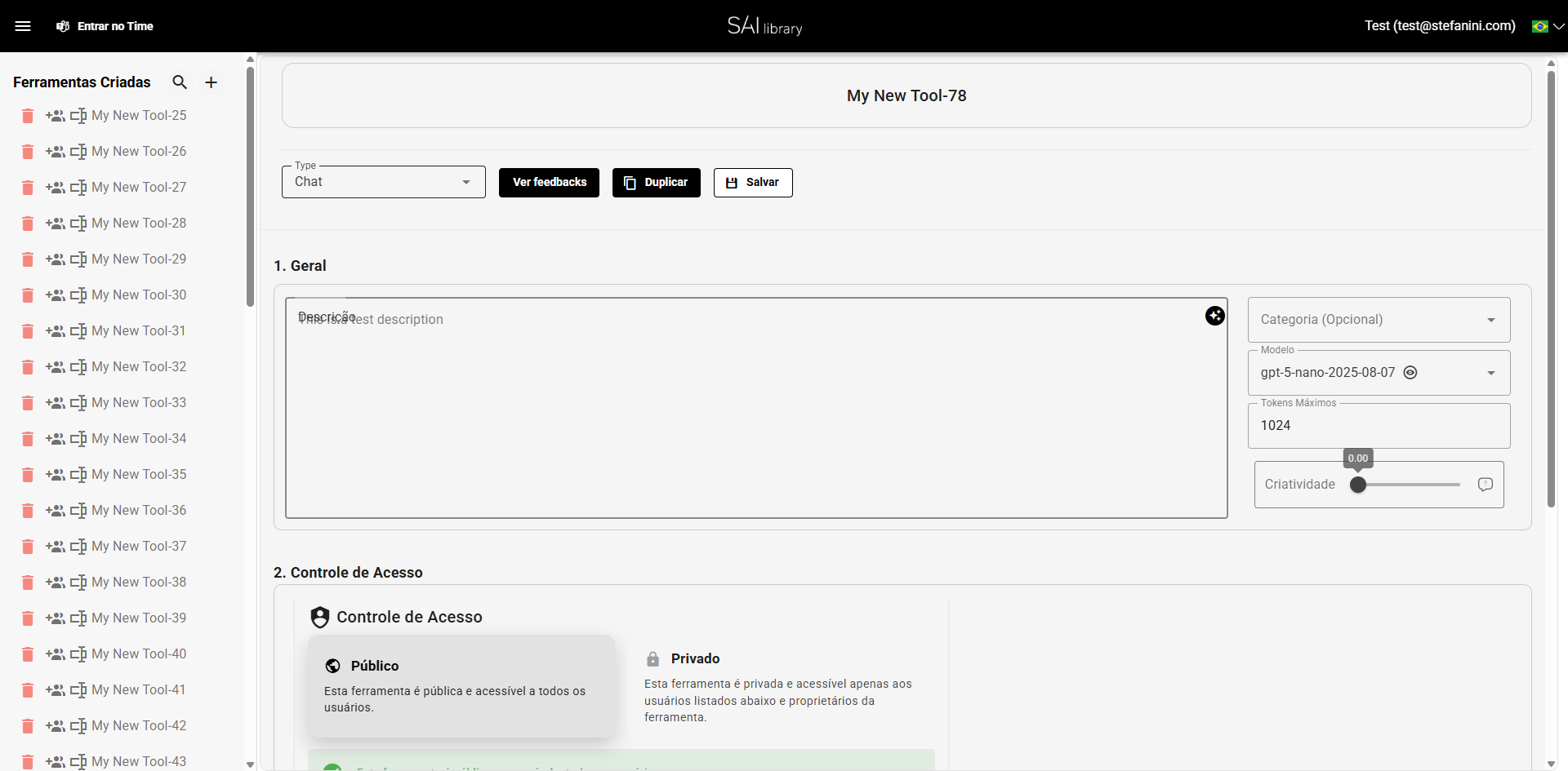 Adicionar Descrição