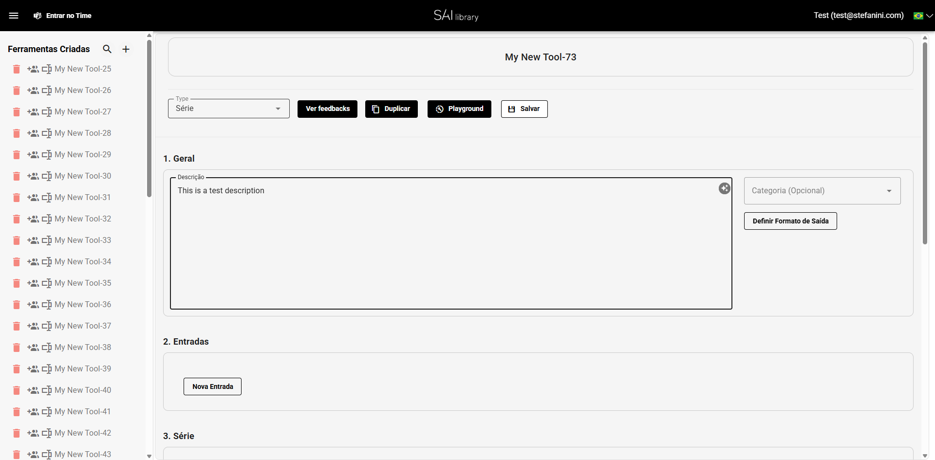 Revisar seção Geral